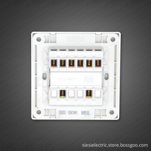 4 gang1 way switch wall switch